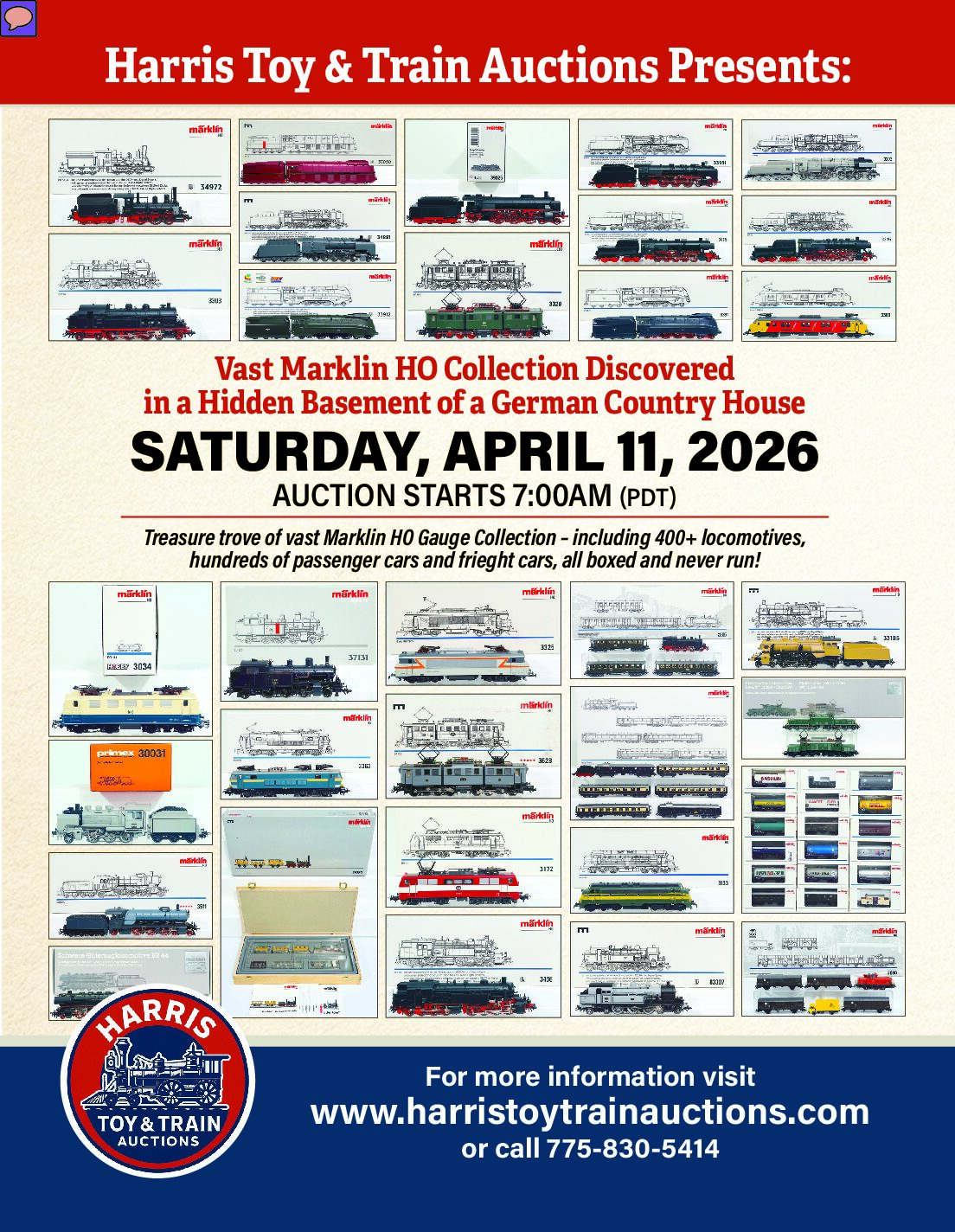 Marklin HO Treasure Trove auction